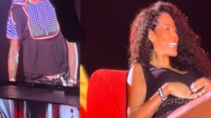 chris brown and model victoria